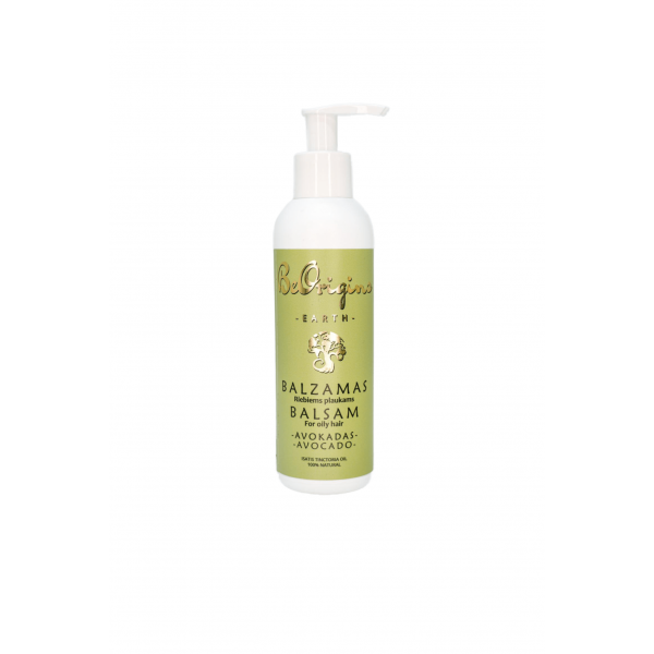 Natural hair balsam with avocado oil  for oily hair